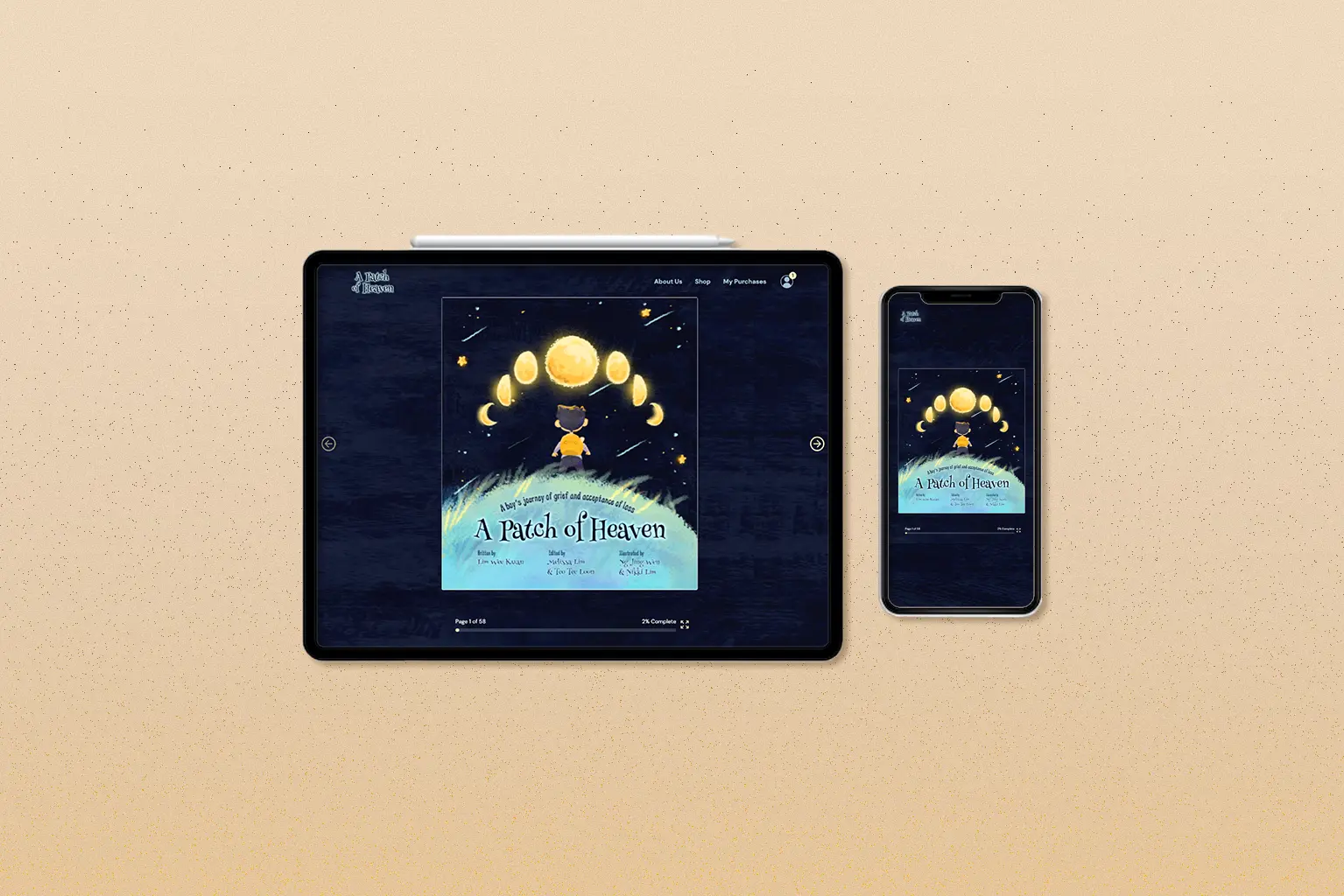 Customisable Storybook — preview page 1